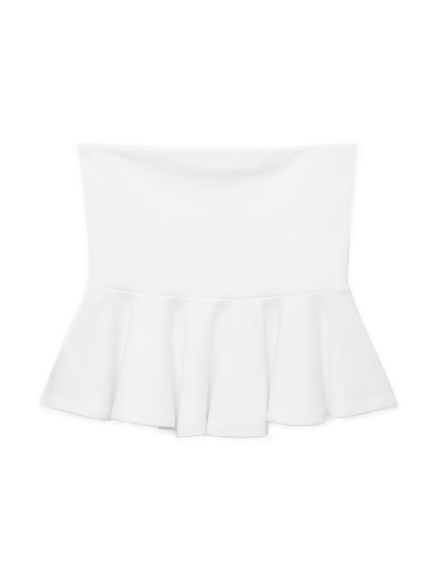 

Топ MANGO PEPLUM, белый