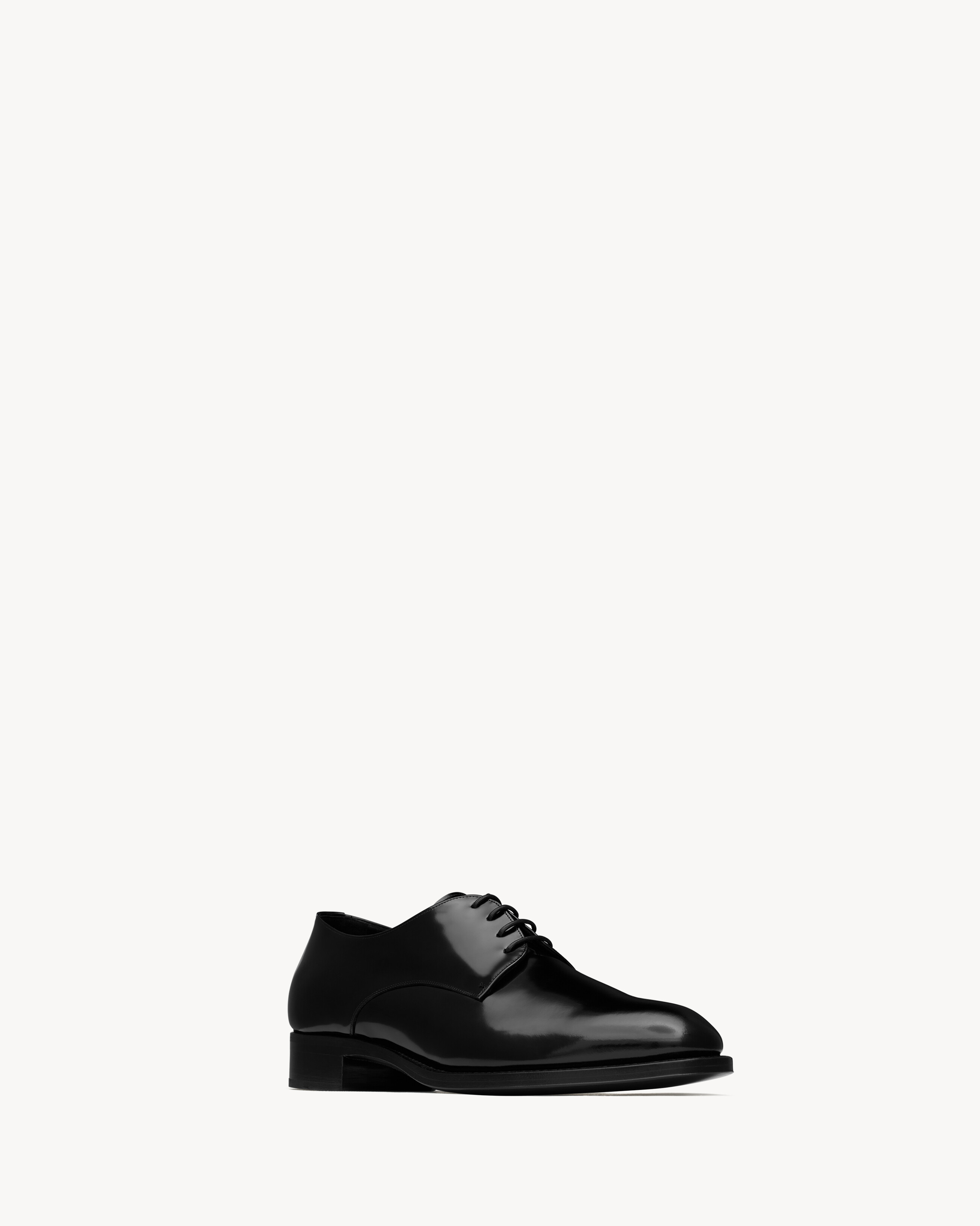 Дерби ADRIEN из лакированной кожи SAINT LAURENT, черный — фото 3