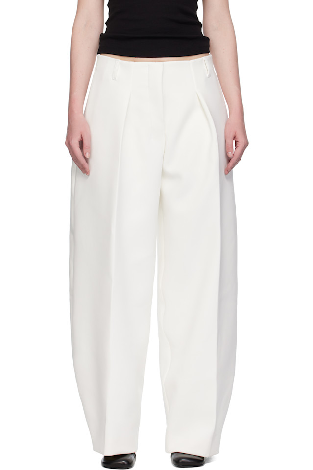 

Брюки 'The Ovalo' круиз Jacquemus, белый