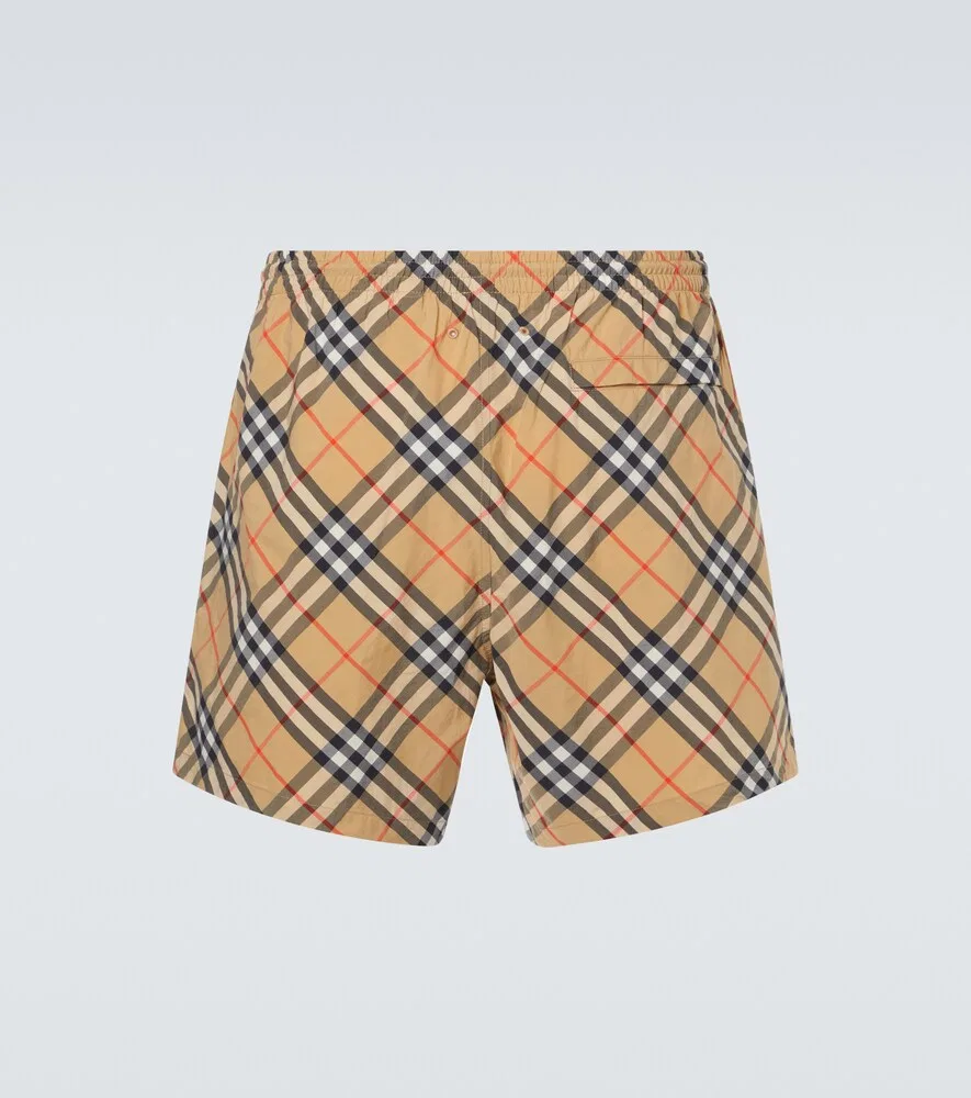 Плавки Burberry Sand Ip Check, бежевый — фото 4