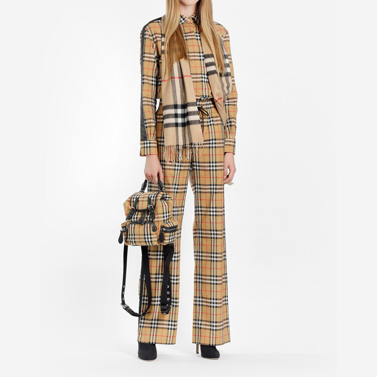Брюки женские Burberry, повседневные, Antique желтый — фото 3