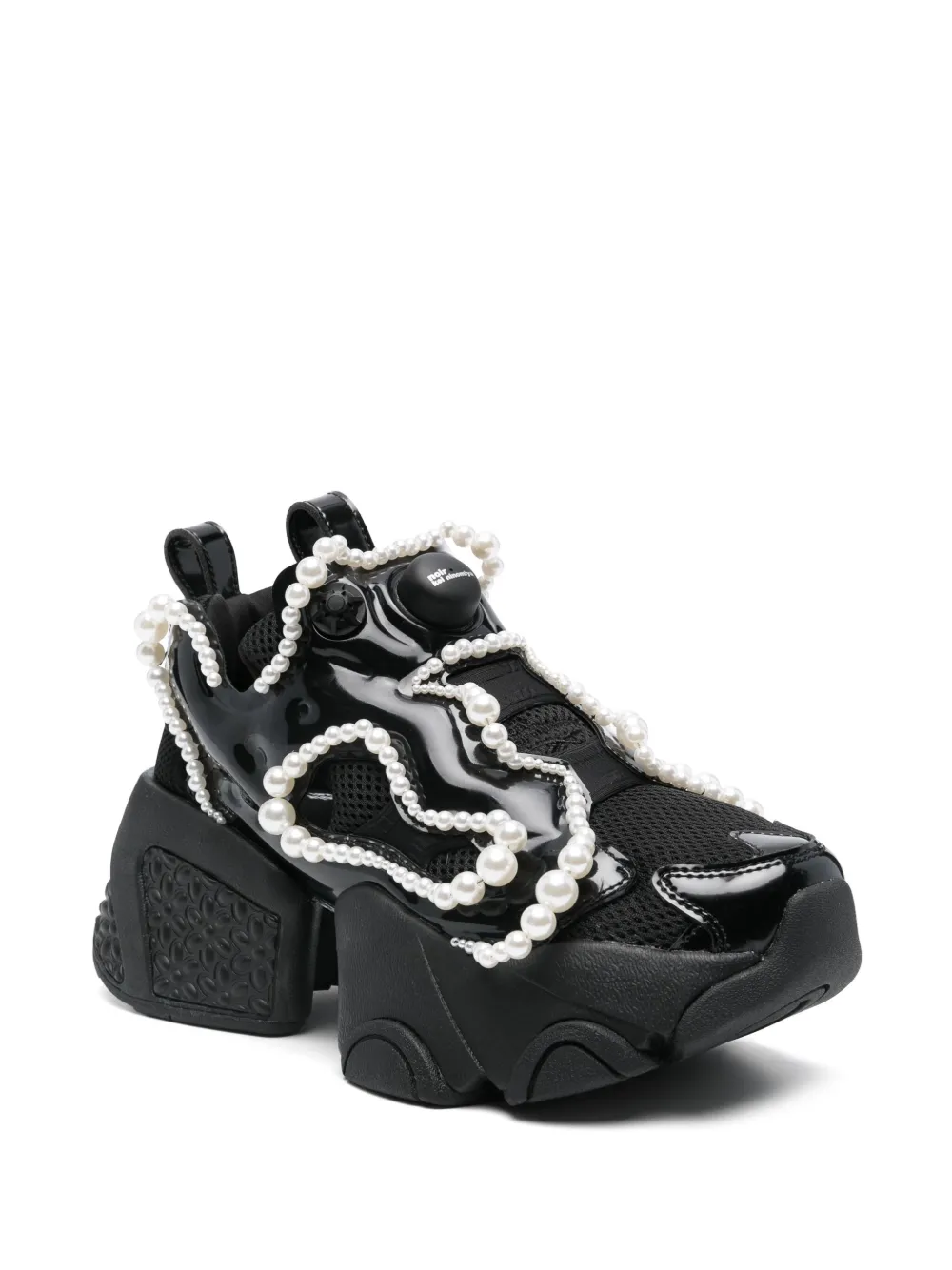 Кроссовки с искусственным жемчугом из коллаборации с Reebok Noir Kei Ninomiya, черный — фото 2