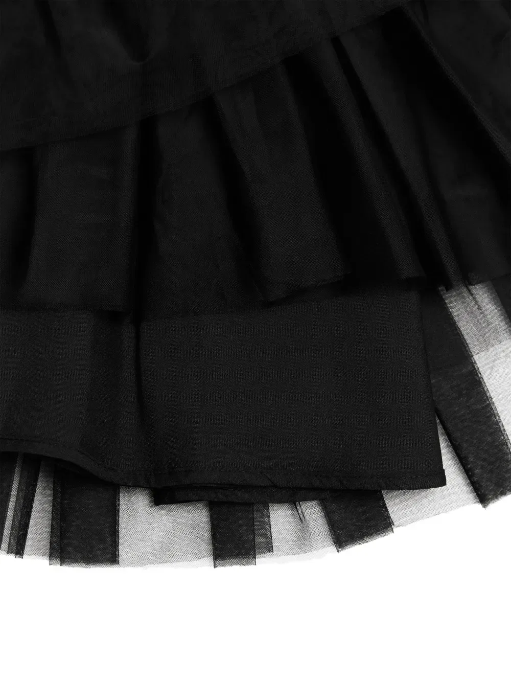 Платье с многоярусным бантом Bcbg Kids, черный — фото 3