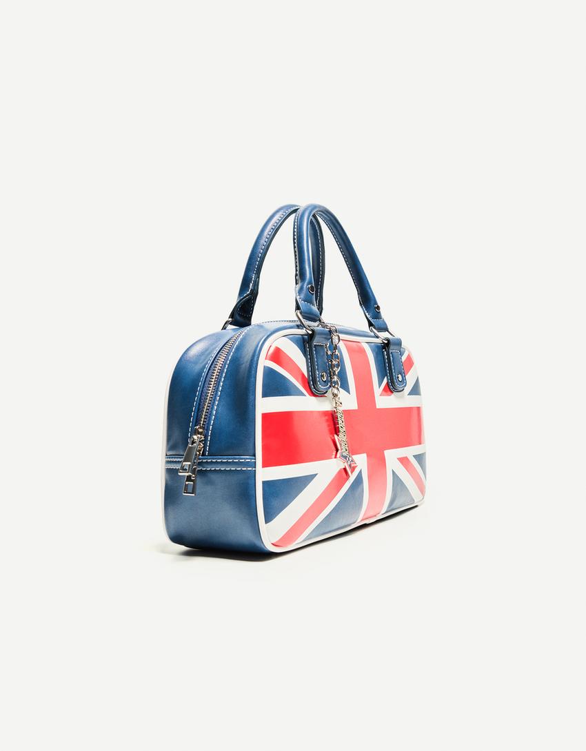 

Сумка для боулинга с флагом Bershka, синий