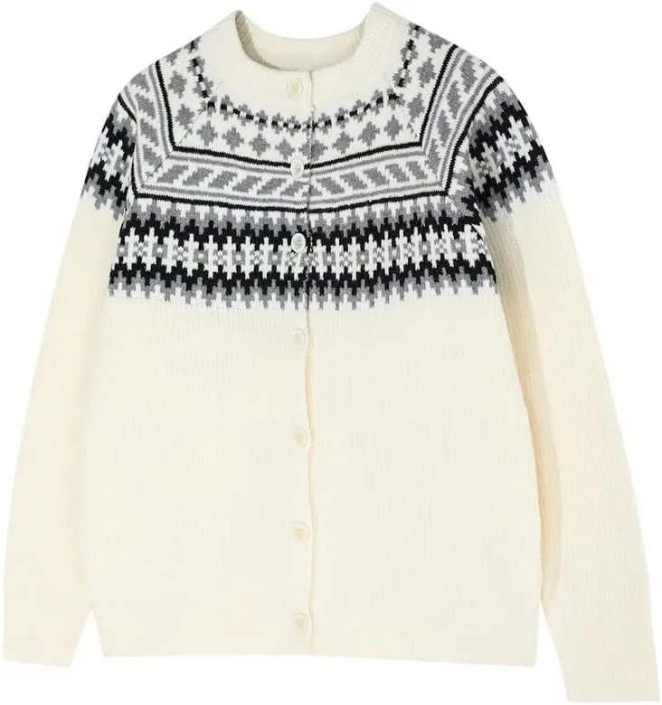 

Винтажный свитер с узором аргайл на пуговицах PRTM EGO