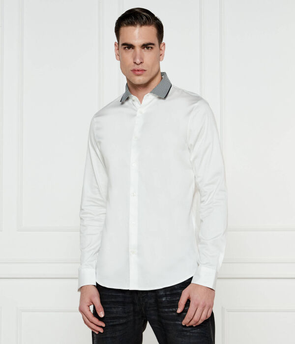 

Рубашка Slim fit Armani Exchange, белый