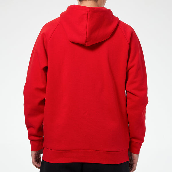 Толстовка adidas originals 3d Trefoil Hood Logo Printing Fleece Lined Stay Warm Sports Red, красный — фото 4