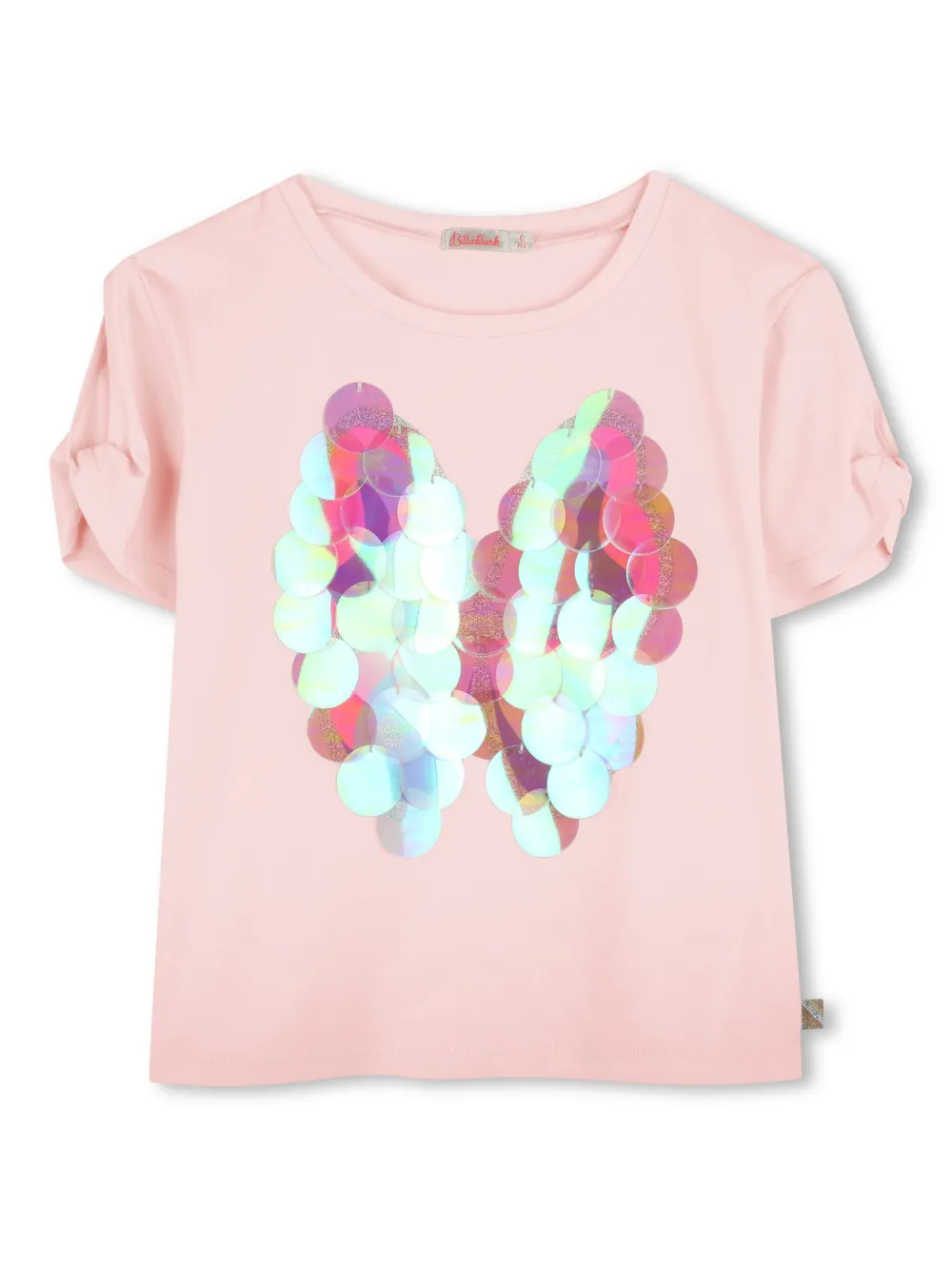 

Футболка с пайетками Billieblush, розовый