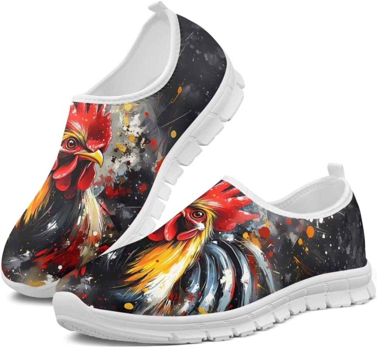 

Мужские беговые кроссовки Легкие дышащие прогулочные кроссовки EVA Модные противоскользящие спортивные кроссовки для фитнеса Размер 5-14 Белая подошва Ocxbuir