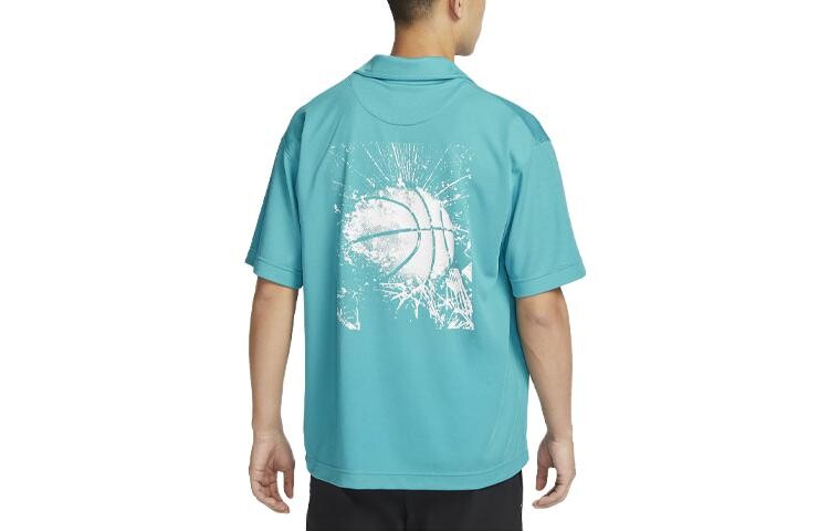 Мужская рубашка Dri-Fit, цвет голубой Nike, голубой — фото 2