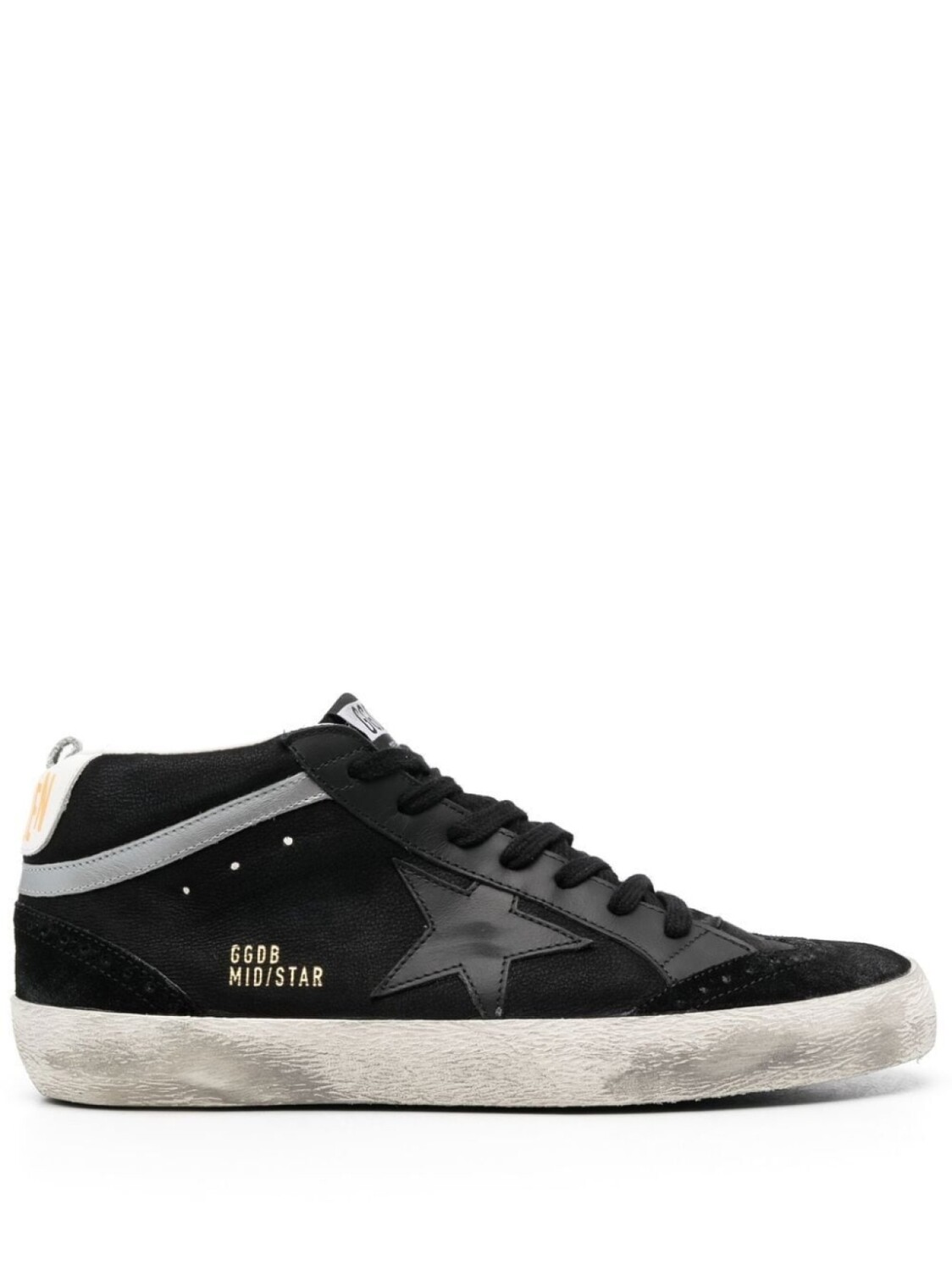 Golden Goose высокие кеды Mid-star, черный