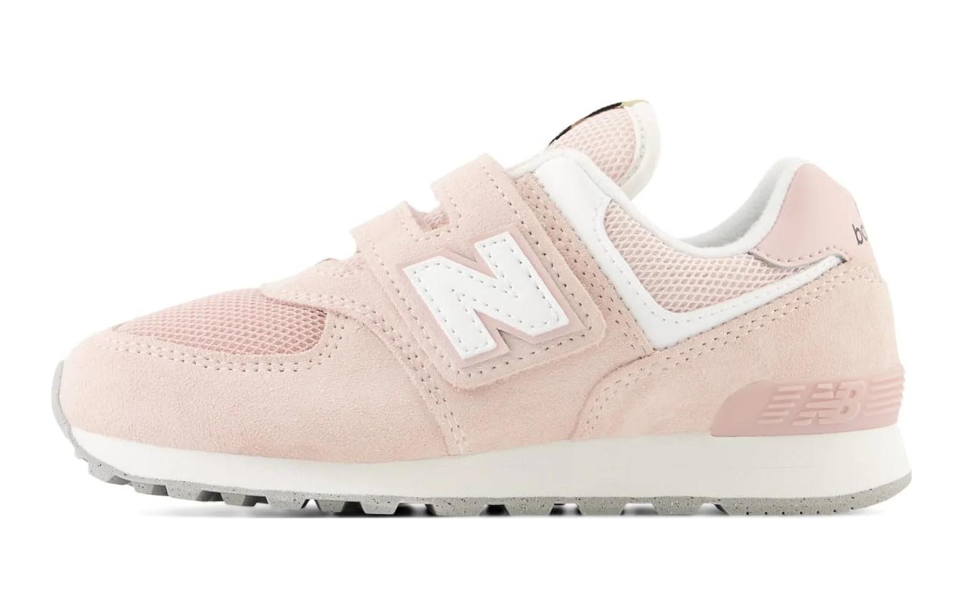 

New Balance 574 серия Низкие детские беговые кроссовки розовые