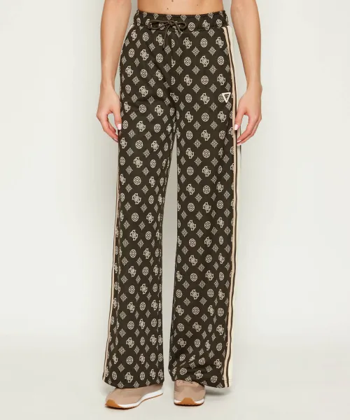 

Спортивные брюки с пионами Straight fit Guess Active, коричневый
