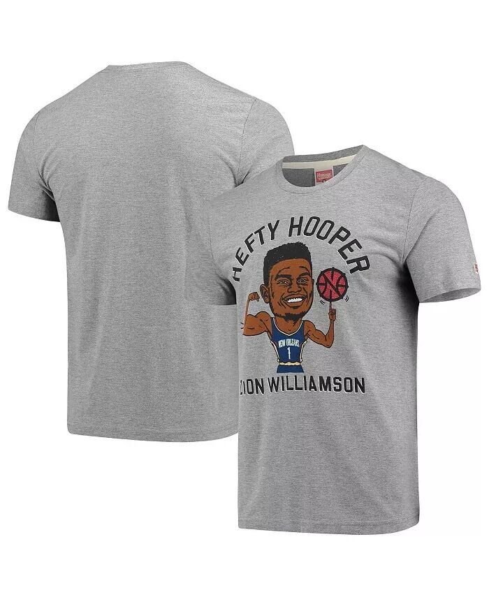 

Мужская серая футболка Zion Williamson New Orleans Pelicans Player с графикой Tri-Blend Homage, серый
