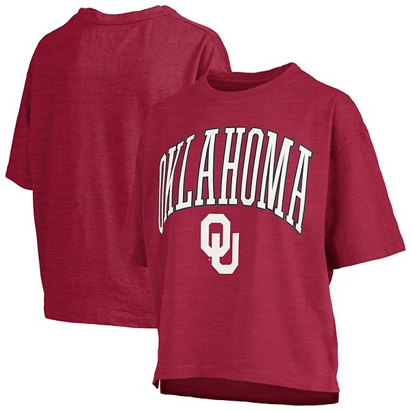 

Женская малиновая футболка Oklahoma Sooners с логотипом Nelson Arch Pressbox, Красный, Женская малиновая футболка Oklahoma Sooners с логотипом Nelson Arch Pressbox