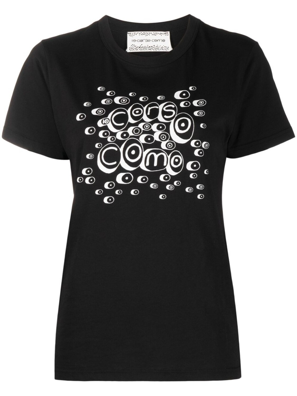 

Corso Como футболка с короткими рукавами и логотипом, черный