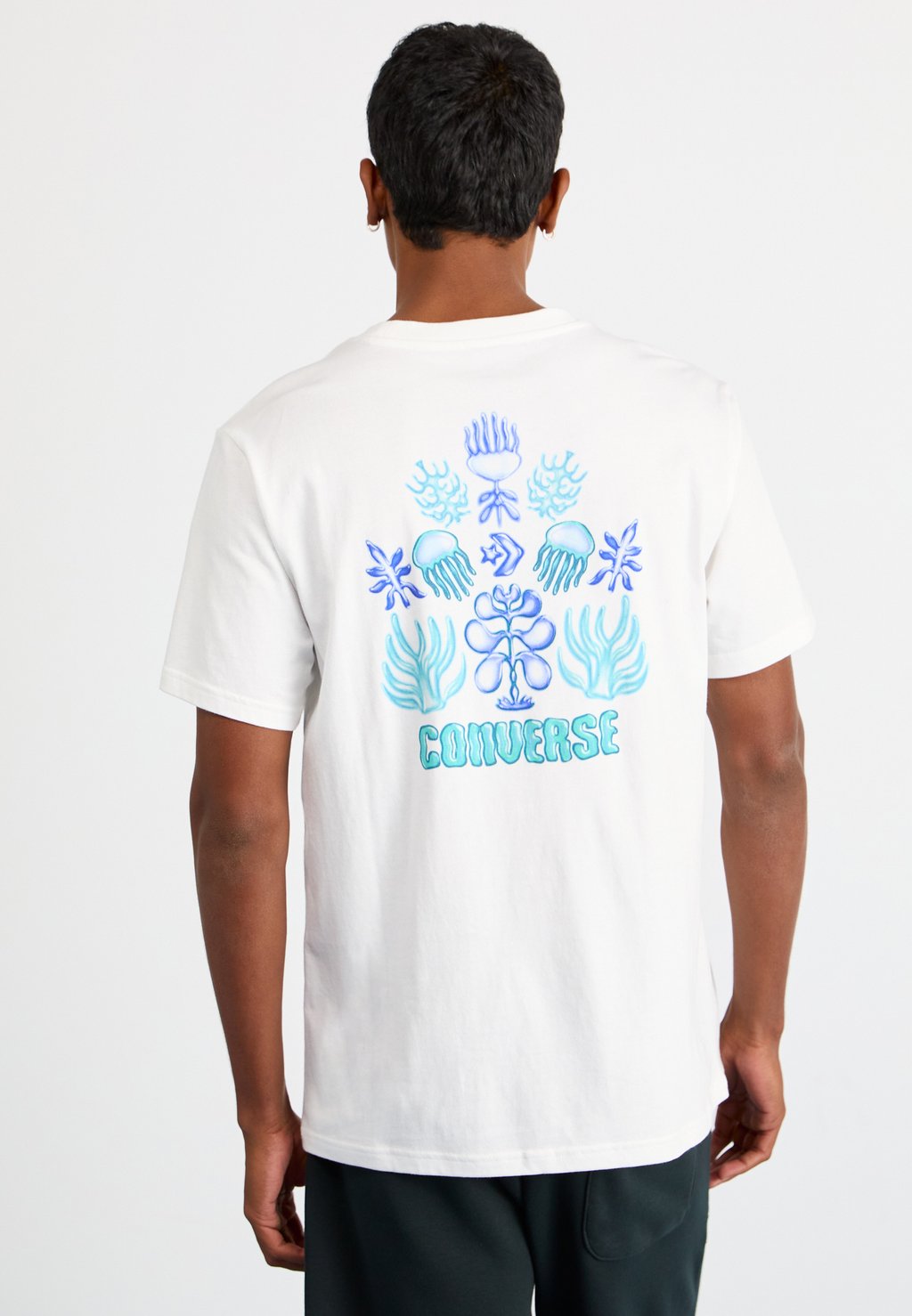 

Футболка с принтом UNDER THE SEA TEE Converse, белый