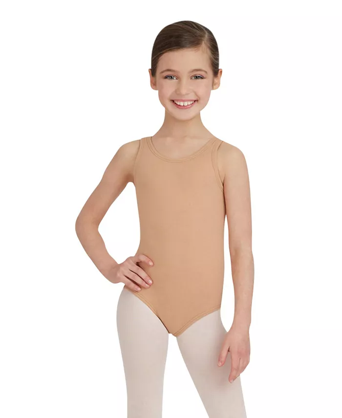 

Детский топ-комбинезон для девочек Capezio, коричневый/бежевый