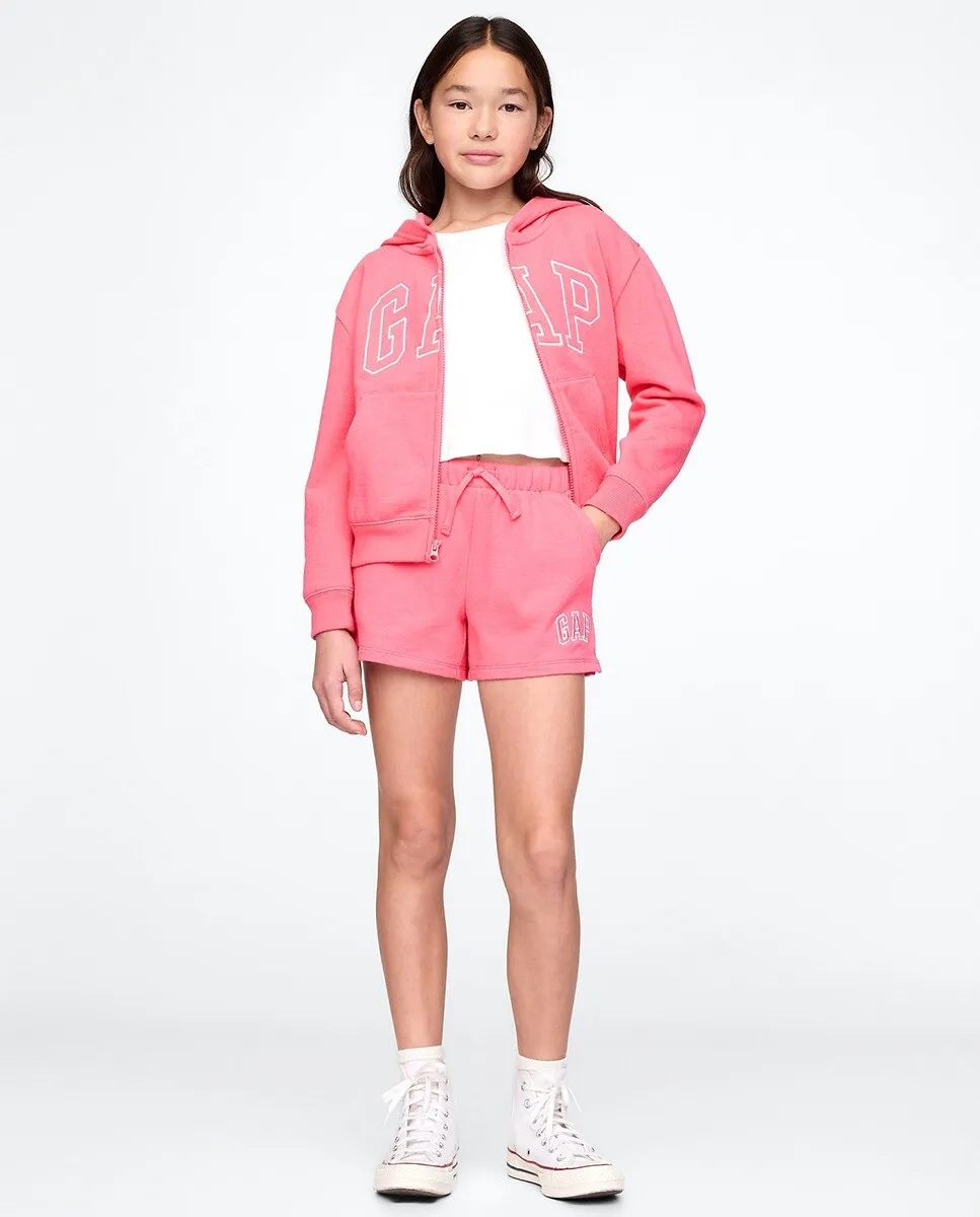 

Вязаные шорты для девочки на резинке на шнурках Gap, цвет Rosa