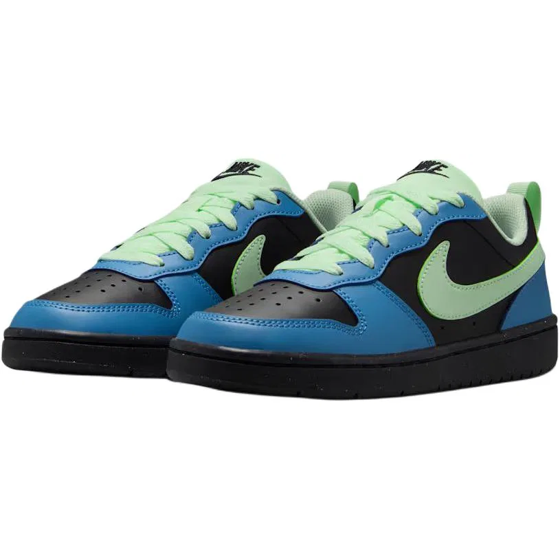 Кроссовки детские для скейтбординга Court Borough Low top Black Blue Green Kids' Nike — фото 4
