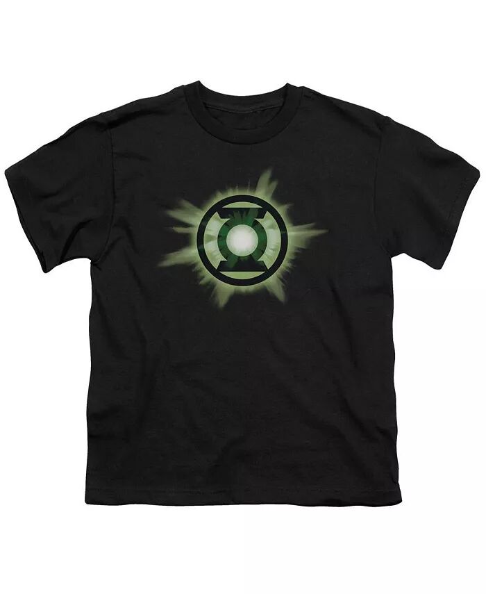 

Футболка с коротким рукавом Green Glow для мальчиков Green Lantern, черный