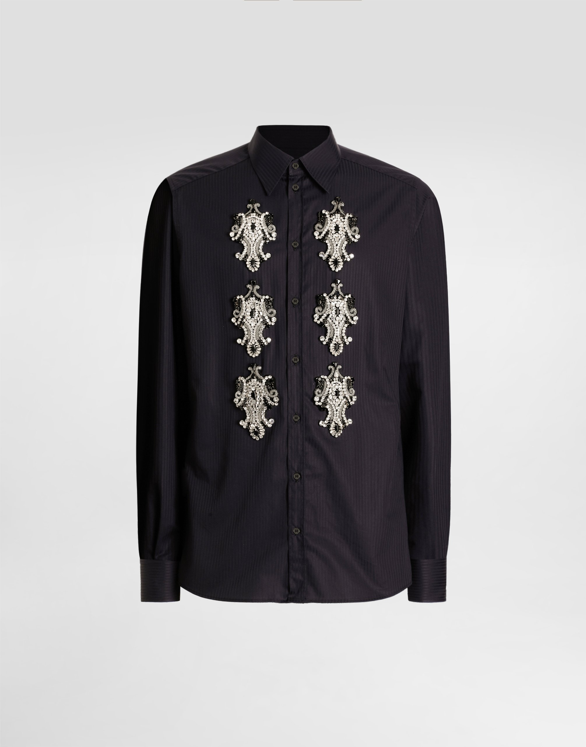 

Хлопковая рубашка в полоску Martini DOLCE & GABBANA, мультиколор