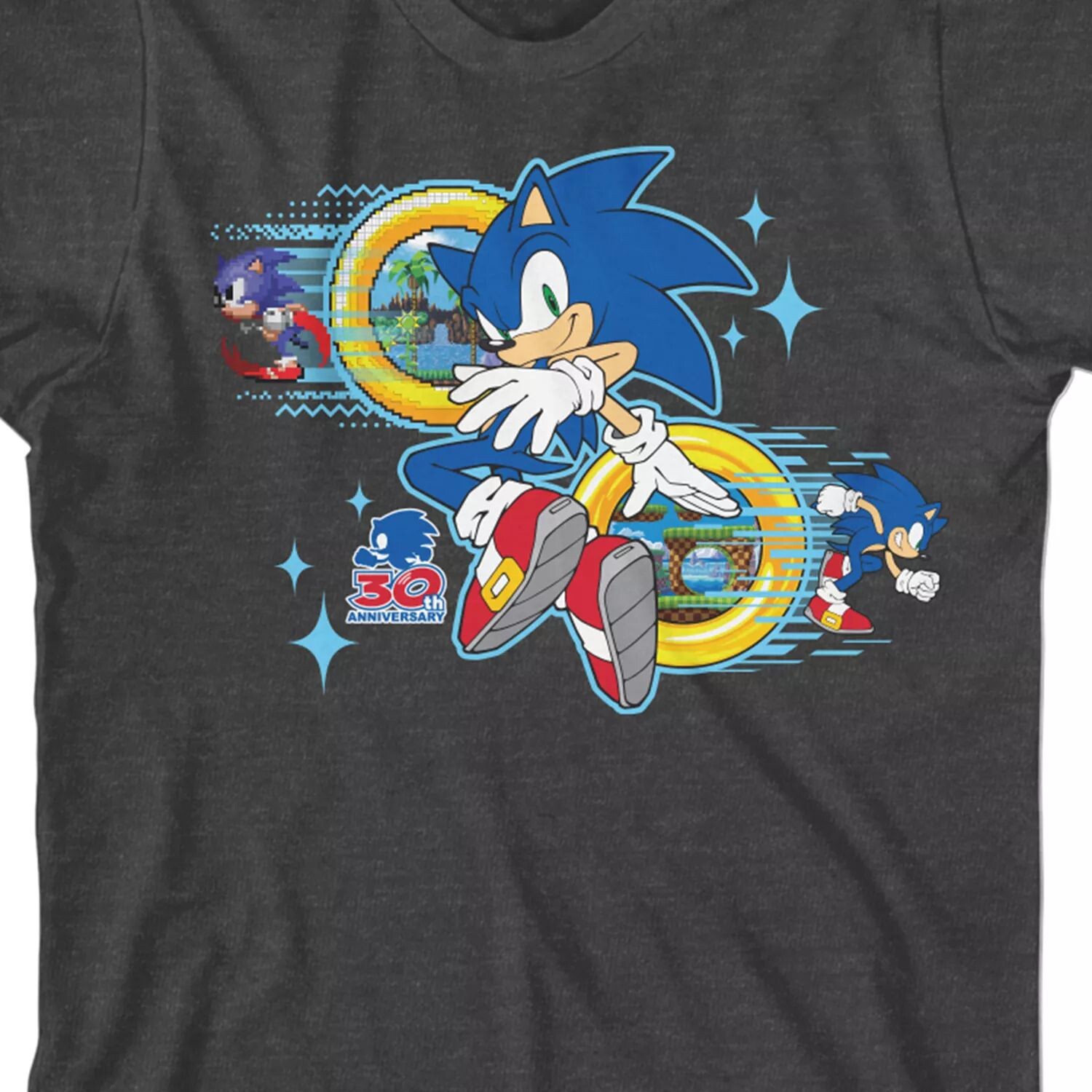 

Классическая футболка с рисунком Sonic the Hedgehog для мальчиков 8–20 лет Licensed Character