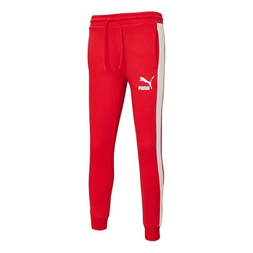 

Спортивные брюки PUMA Iconic T7 Logo Printed sweatpants Men's Red 531381-11