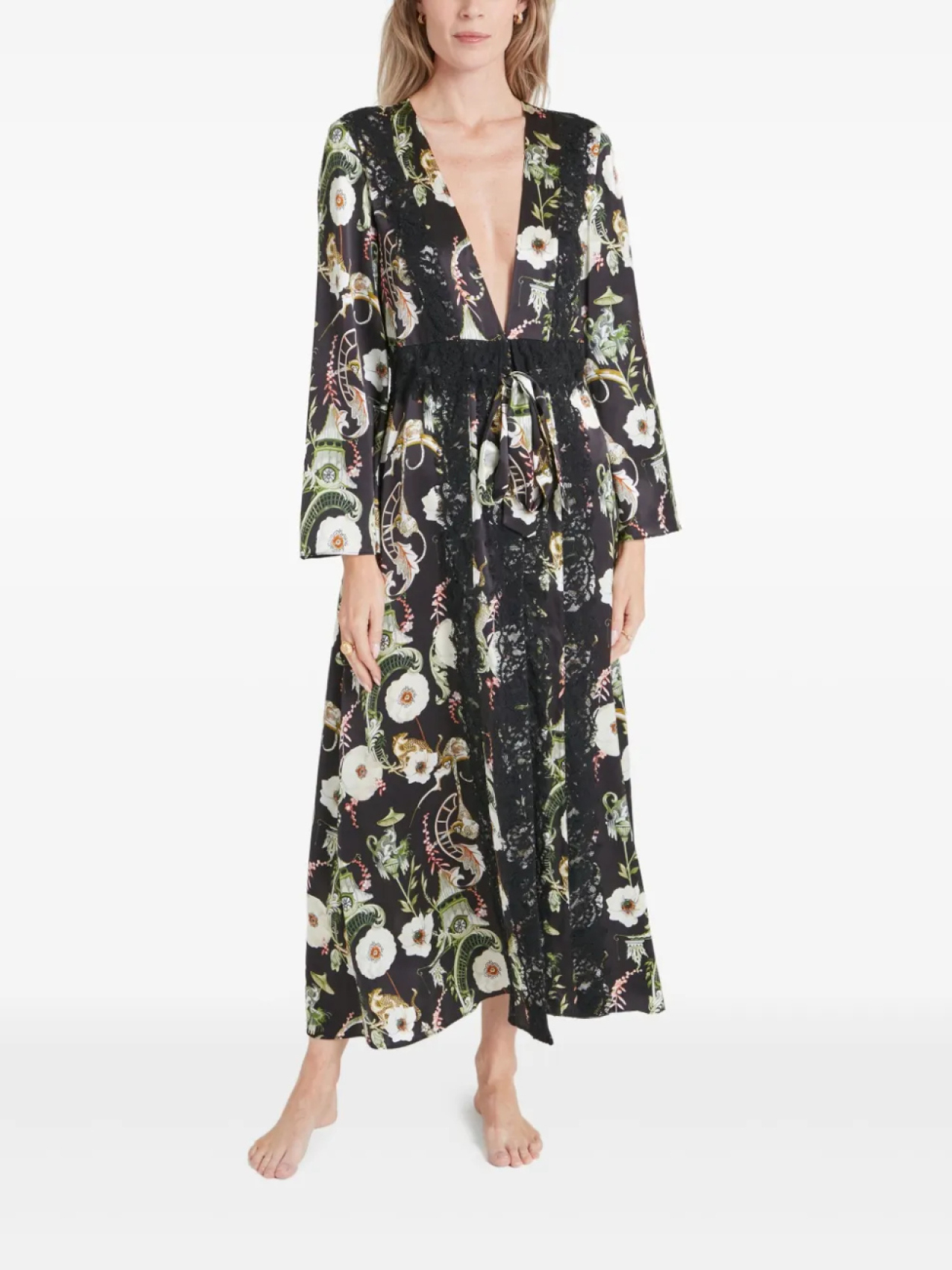 

Temperley London халат Aphrodite, черный