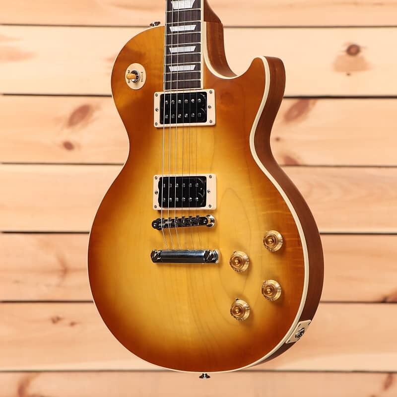 Электрогитара Gibson Les Paul Standard 50s Faded - Vintage Honey Burst - 202530074 - PLEK'd — фото 3