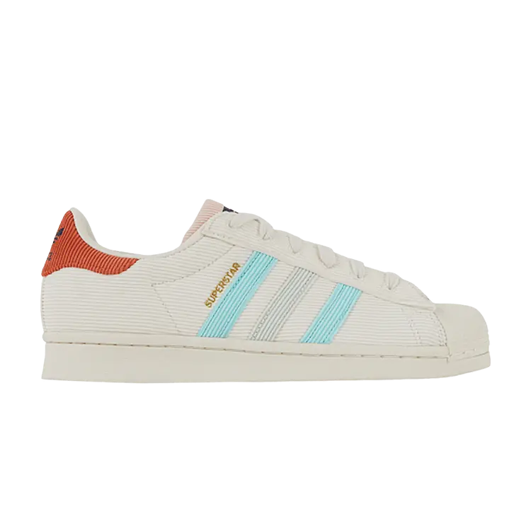 

Кроссовки adidas Superstar 'White Brick Red Blue', белый