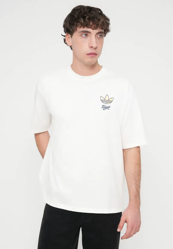 Футболка унисекс с принтом «тайяки» Adidas Originals, White — фото 4