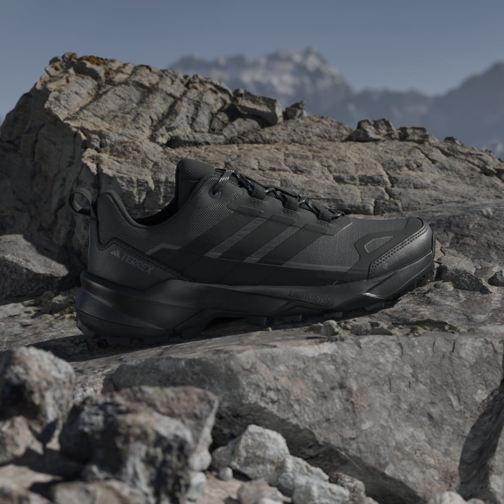 Кроссовки Adidas Terrex Skychaser AX5 GORE-TEX Hiking Shoes, цвет Carbon/Core Black/Semi Flash Aqua — фото 2