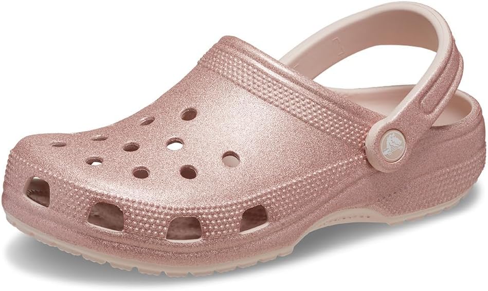 

Унисекс сабо Crocs Classic с блестками, Quartz Glitter