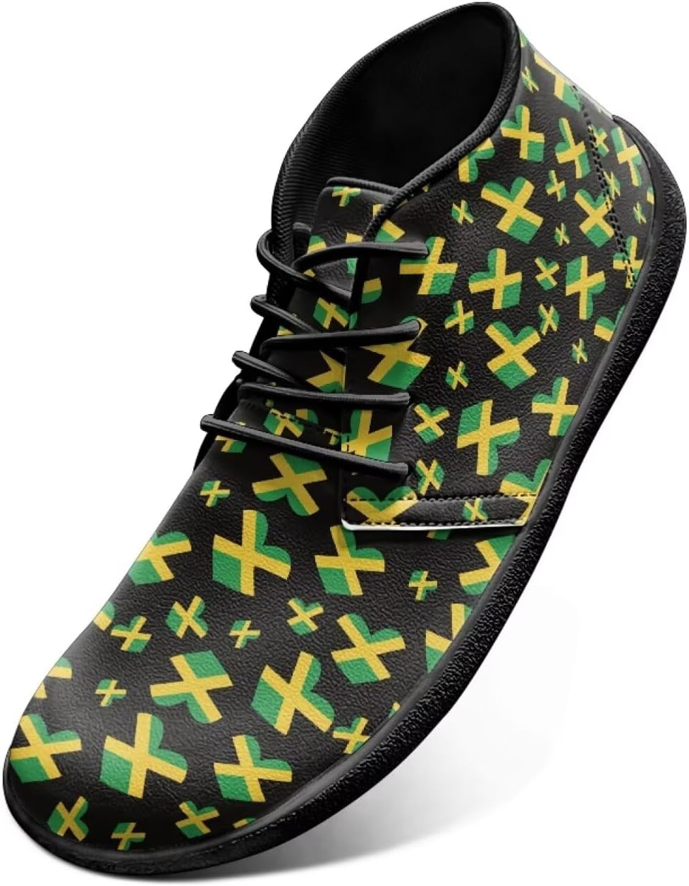 

Мужские кроссовки Flag Design Barefoot с нулевым перепадом высоты подошвы- идеально подходят для бега, спорта и повседневной носки Watdotory, Love Jamaica Flag