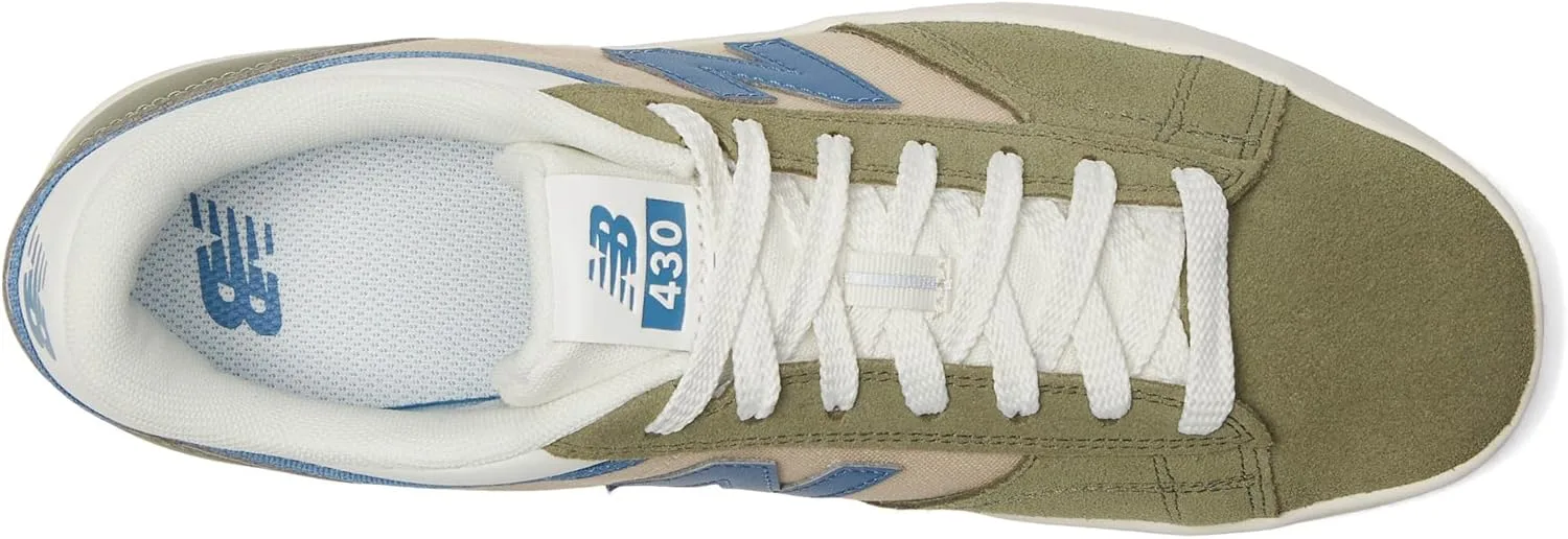Кроссовки для скейтбординга New Balance Unisex Adult 430, оливковый — фото 2