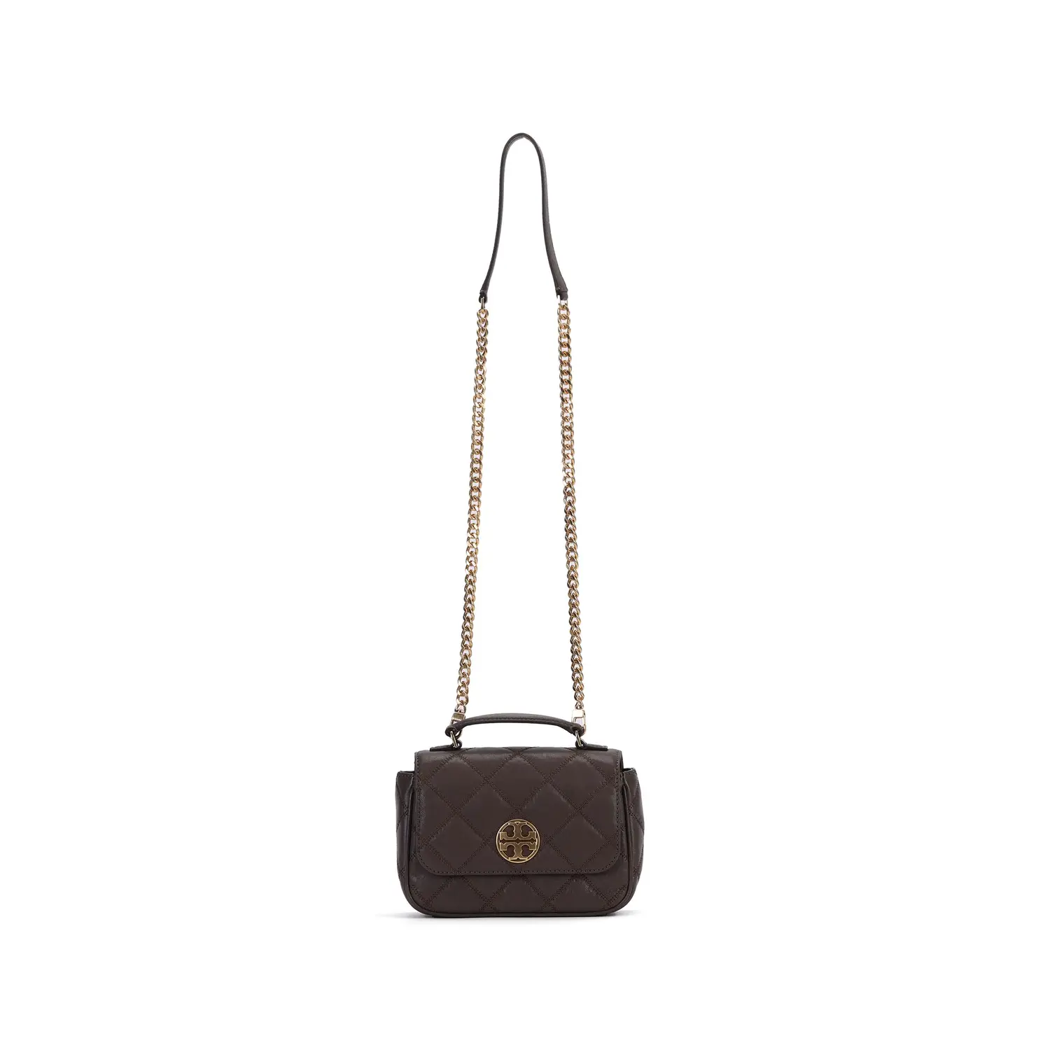 

TORY BURCH Кожаная цепная сумка через плечо