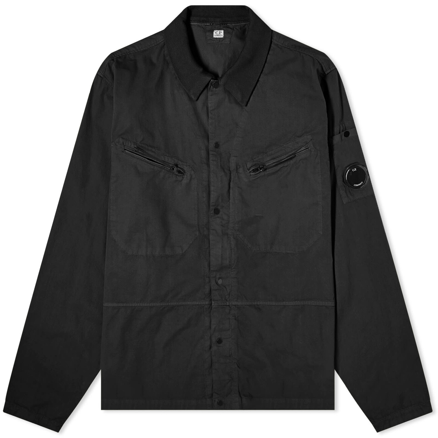 

Рубашка C.P. Company Gabardine Lens Shirt, черный