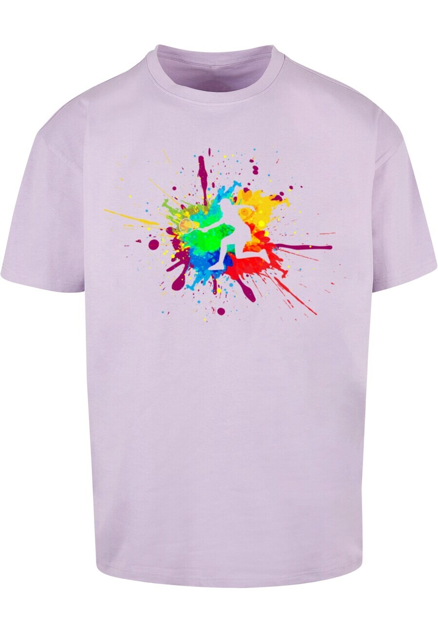 

Футболка Merchcode COLOR SPLASH PLAYER, светло-фиолетовый