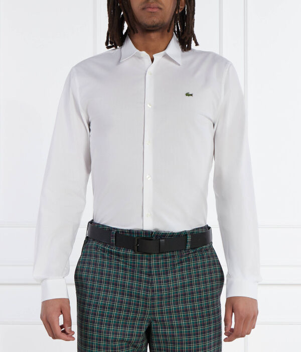 

Рубашка Slim fit Lacoste, белый