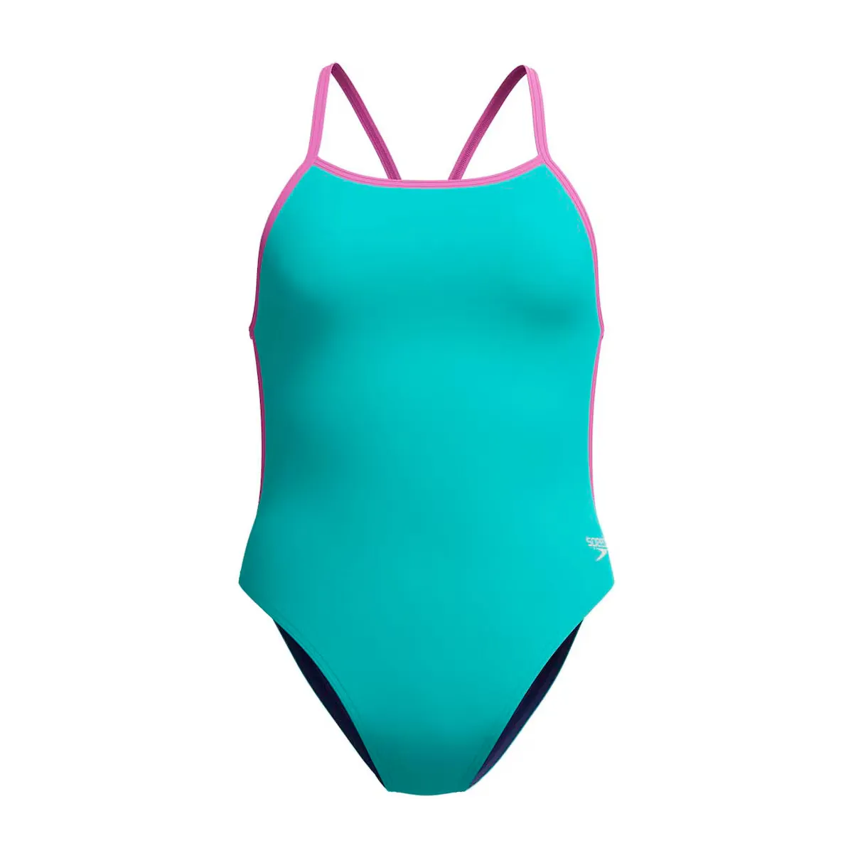 

Женский купальник для плавания Solid V-Back Speedo, розовый