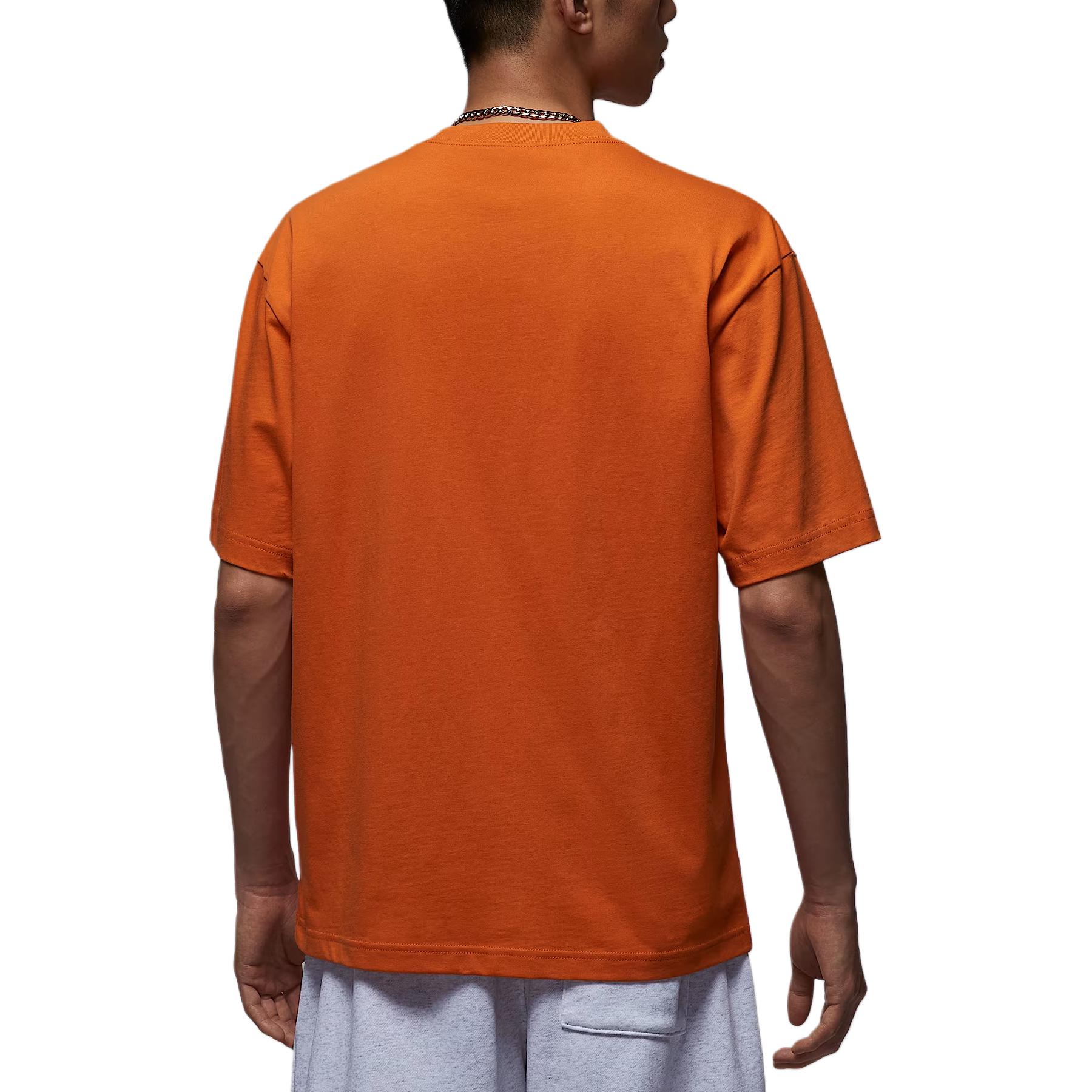 Jordan Футболка Brooklyn мужская Seastar Orange/Sail White — фото 4