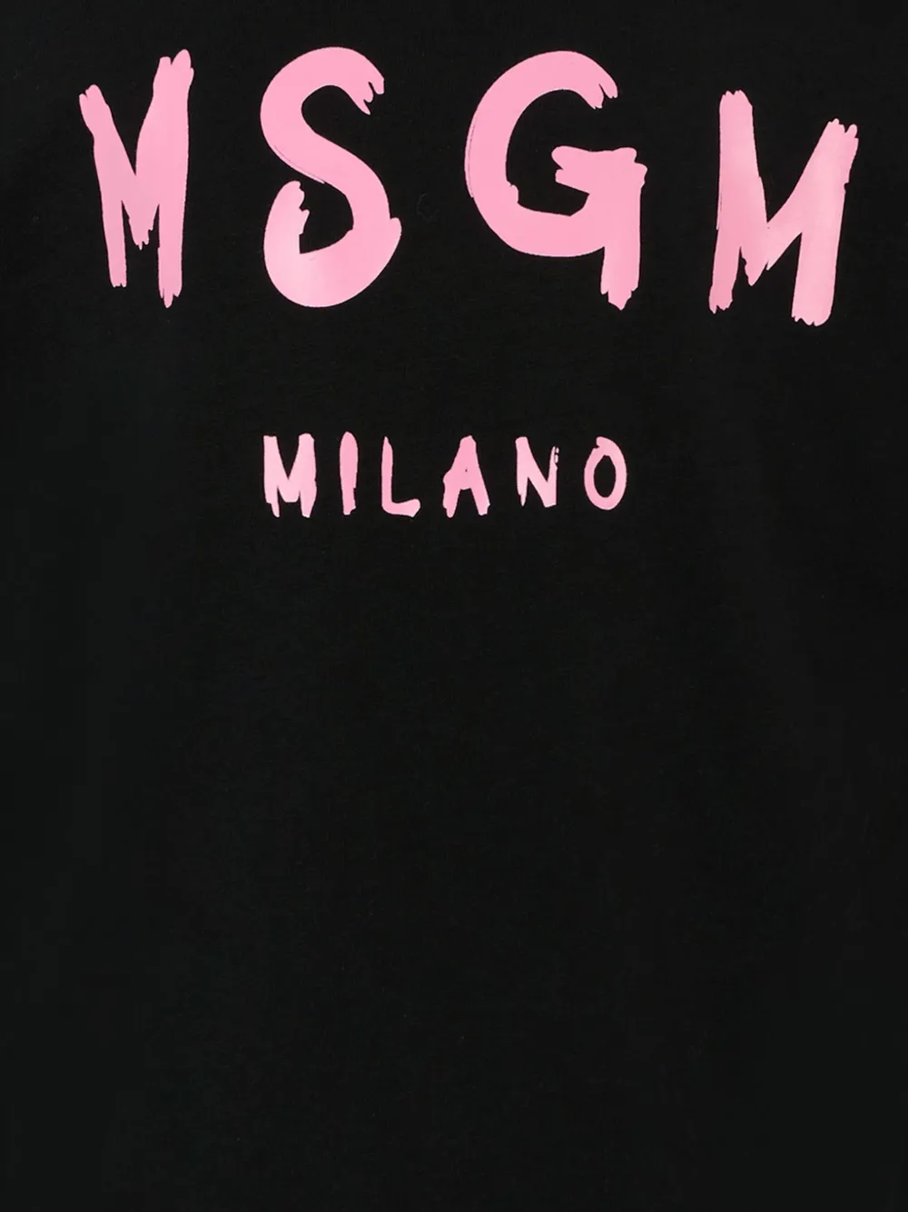 Футболка с длинными рукавами и логотипом MSGM Kids, черный — фото 3