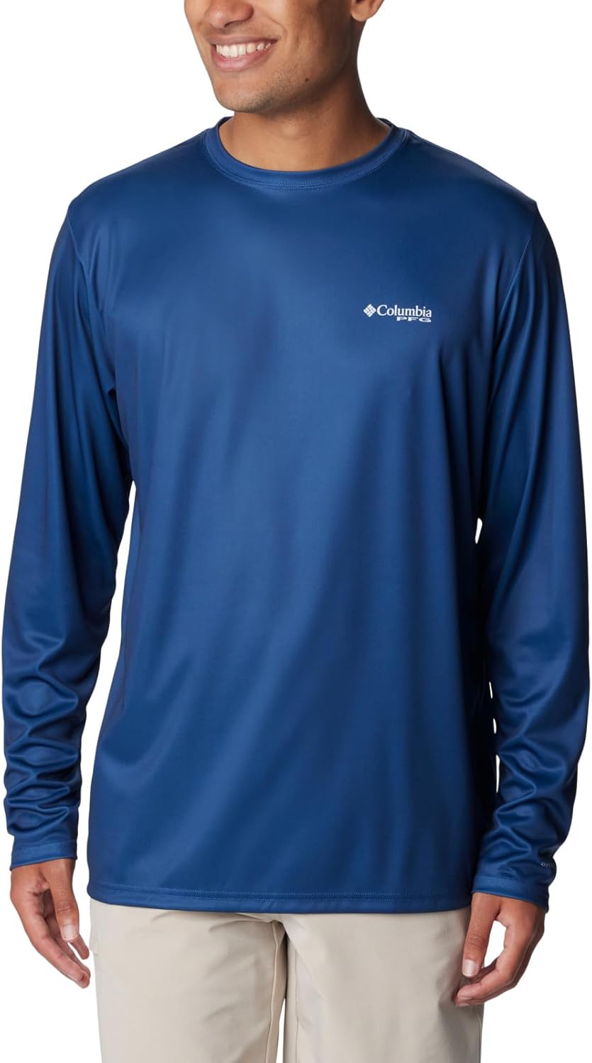 

Columbia мужская футболка с длинным рукавом Terminal Tackle PFG Tarpon Rise, Carbon/Trout Print/Gfg