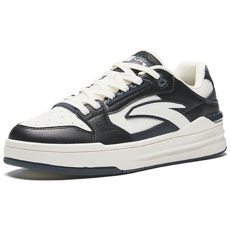Кроссовки ANTA Street Naughty Skateboarding Shoes Men Low-top Ivory White/base Black/crystal Ore Gray, серый — фото 2