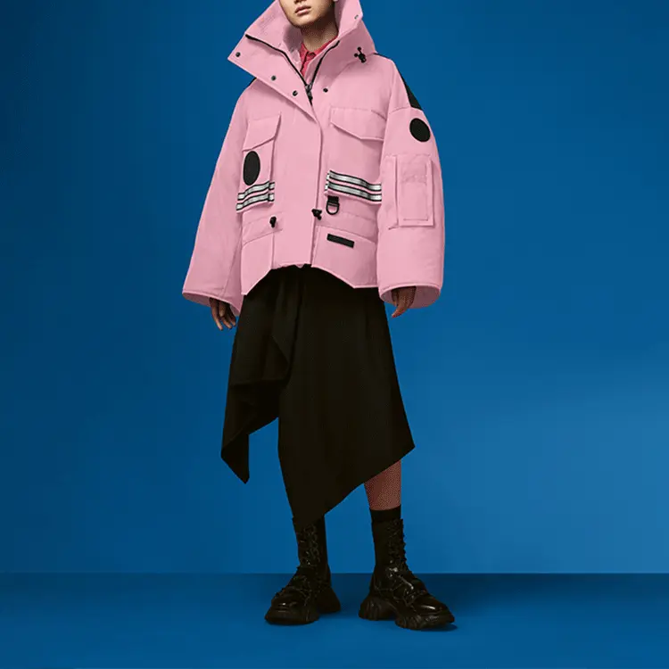 Пуховик Snow Mantra Series женский Canada Goose, цвет Снежная Слива — фото 3