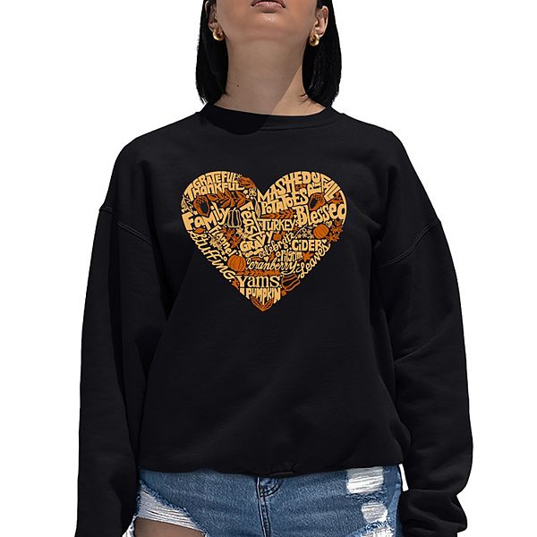 

Свитшот с принтом Thanksgiving heart La Pop Art, Black, Черный, Свитшот с принтом Thanksgiving heart La Pop Art, Black