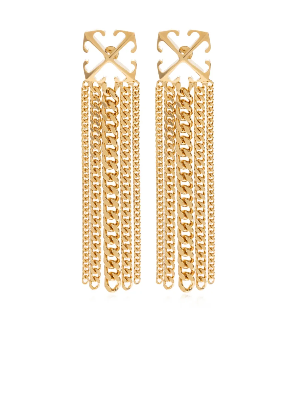 

Серьги-подвески с мотивом стрел OFF-WHITE, золотой