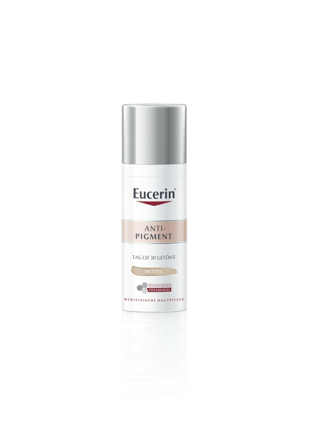 

Крем для лица EUCERIN GETÖNTE TAGESPFLEGE ANTI-PIGMENT TAGESCREME GETÖNT MIT L, цвет nude mittel