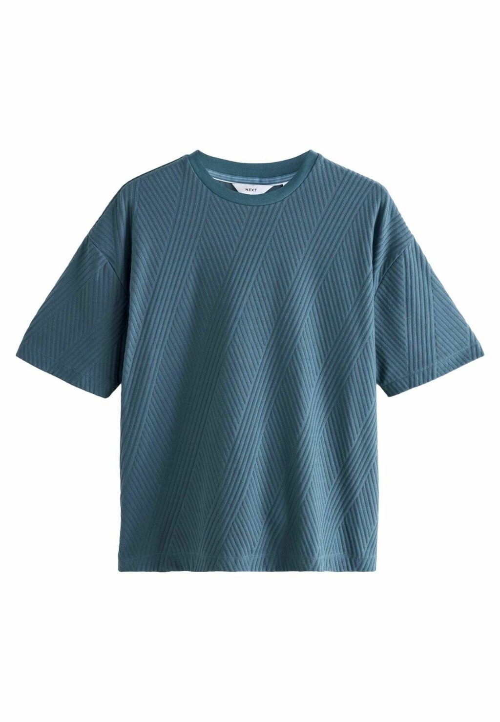

Футболка с принтом TEXTURE REGULAR FIT Next, синий
